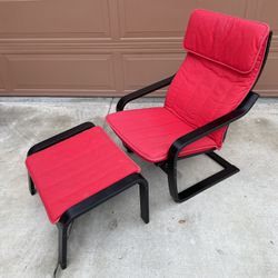 POANG chair And Ottoman For Sale