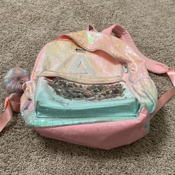 letter a backpack