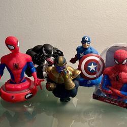 Spiderman Captain America Venom Thanos 