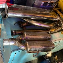Used Exhaust System (chrome)