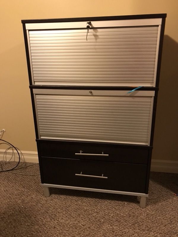 Ikea Galant Roll Front File Cabinet For Sale In Smithtown Ny