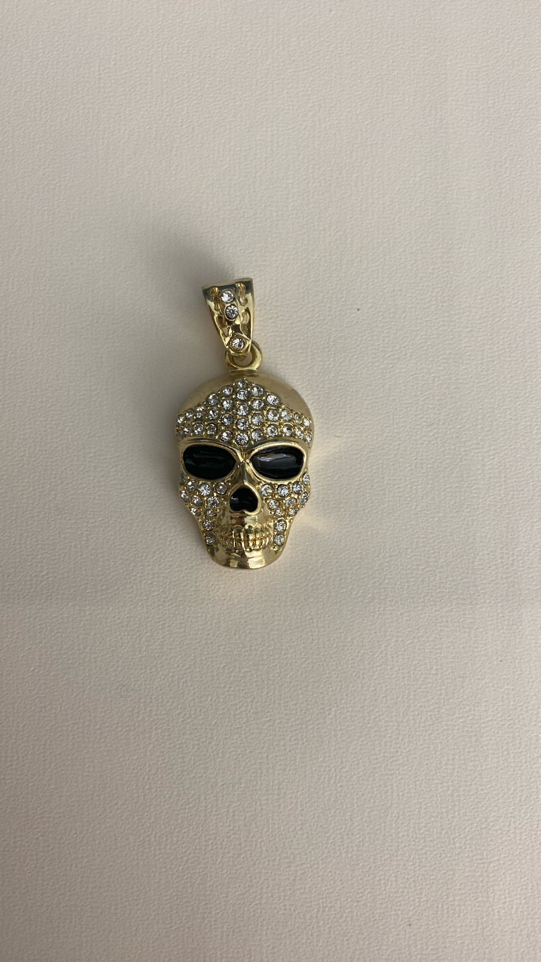 Skeleton, Aloe Jewelers, Gold, Plated Charm/Pendint