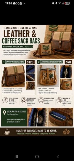 Handmade Genuine Leather bags