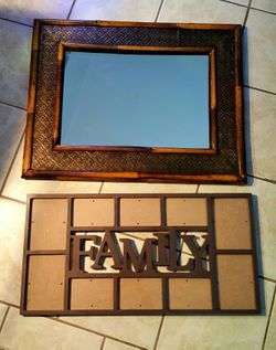 MIRROR/ PHOTO FRAME SET
