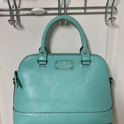 WOmens Kate Spade handbags Tiffany blue leather