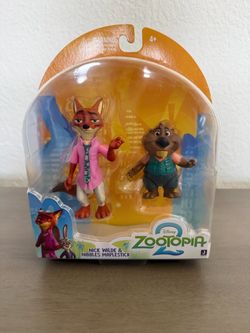 Disney Zootopia 2 Nick Wilde & Nibbles Maplestick Figures