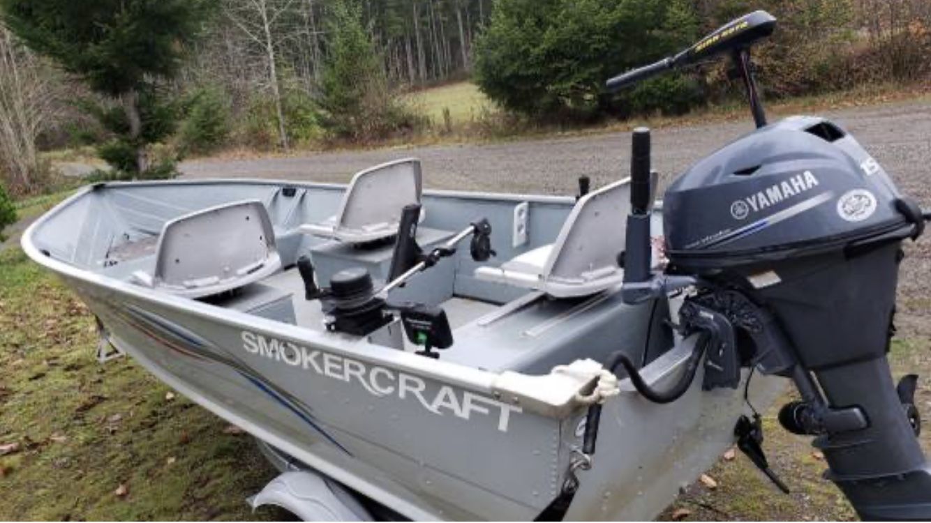 Alaskan Smoker Craft 15’ aluminum fishing boat for Sale in Gig Harbor