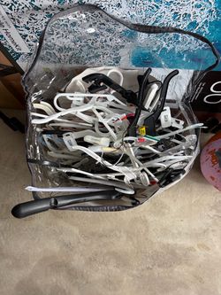 Large Lot of Plastic Clothes Hangers