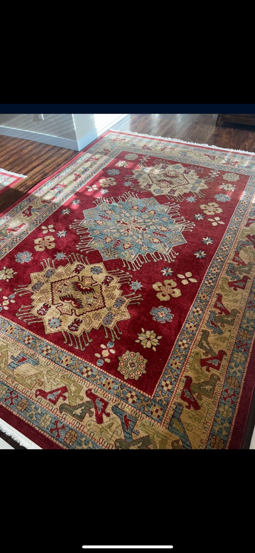 2 rugs look at caption