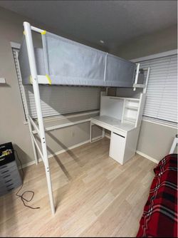 Raised bed and desk