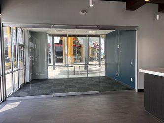 Herc-Lite glass doors