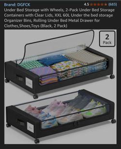 Under bed storage
