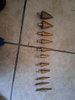 Titanium Step Drill Bit Set – 11 Pieces
