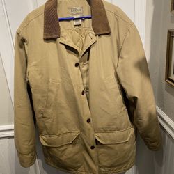 LL Bean Mens XL Tall Thinsulate Lining Field Coat