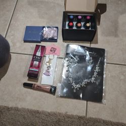 Lot Of Jewelry And Makeup 