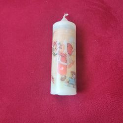 Holly Hobbie Waif Christma Candle True Vintage 