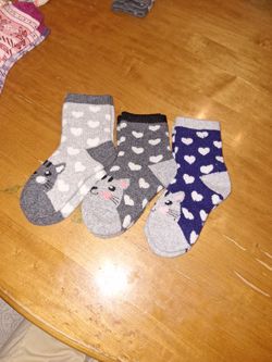 3 New Pair Soft Wool Socks$6
