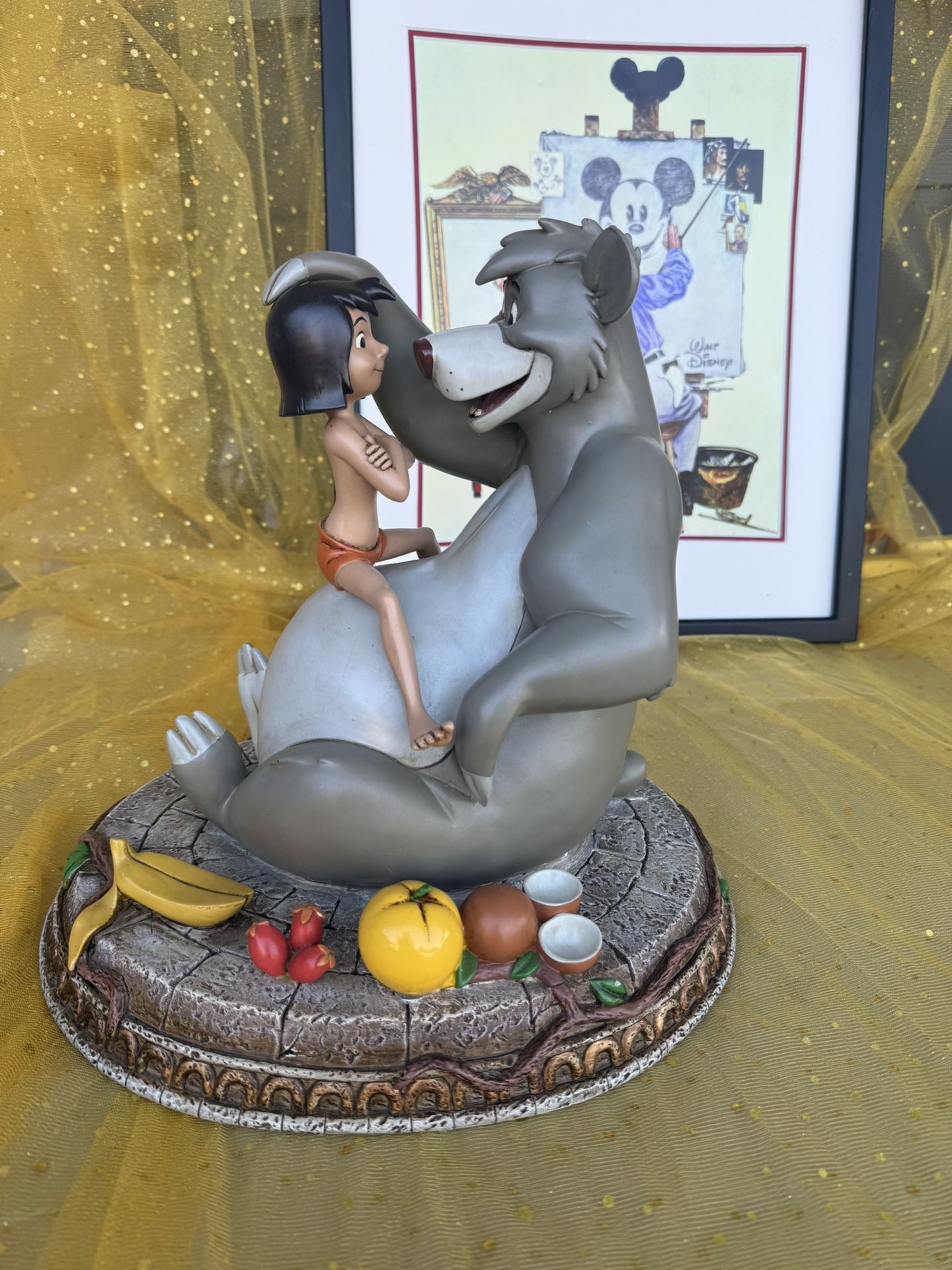 Art Of Disney Big Fig 45th anniversary Jungle  Book Figurine Brian Blackmore