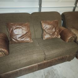 Couch & Oversized Chair