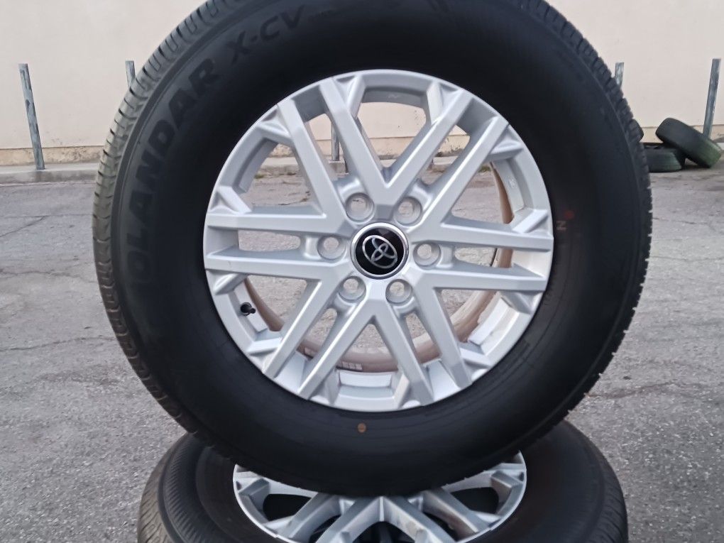 Juego De Rrines Para Trocas Toyota Tacoma 4rruner Secoya Tundra Nissan Frontier Yantaz Nuevas Medida 18