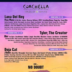 COACHELLA TICKET 