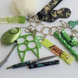 Army Green Keychain
