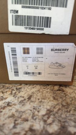 Burberry Soft Fawn Checker shoes