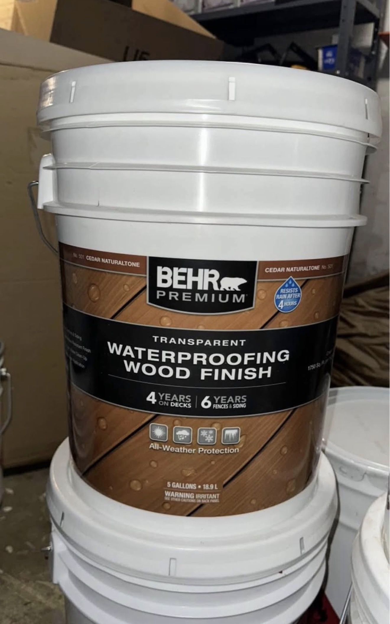 Behr Premium Cedar Naturaltone Transparent Waterproofing Exterior Wood Finish