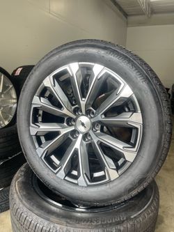 22” Chevy Factory Takeoffs Wheels and Tires 6Lug