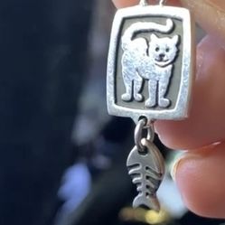 Very Awesome Sterling Silver Charm Jewelry With Makers Mark