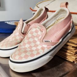 Pink Vans Shoes (Toddler 8.5)
