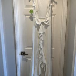White Long Dress Large