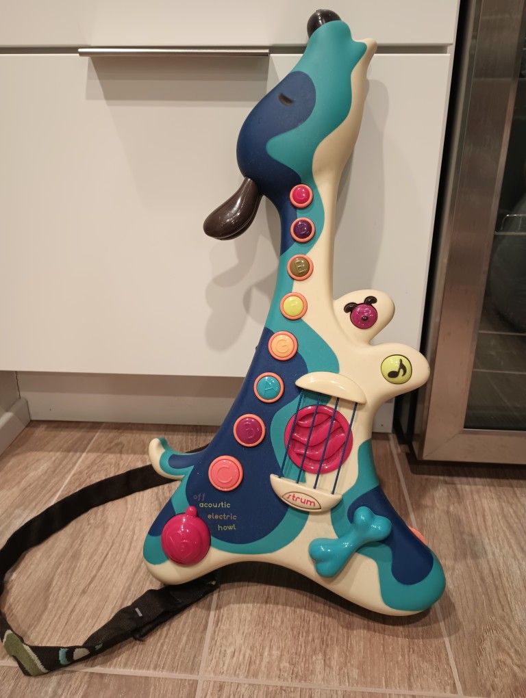B Guitar Dog Woofer Interactive Toy