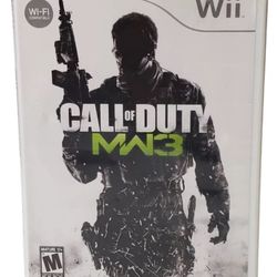 Call of Duty: Modern Warfare 3 MW3 (Nintendo Wii, 2011) Complete CIB 