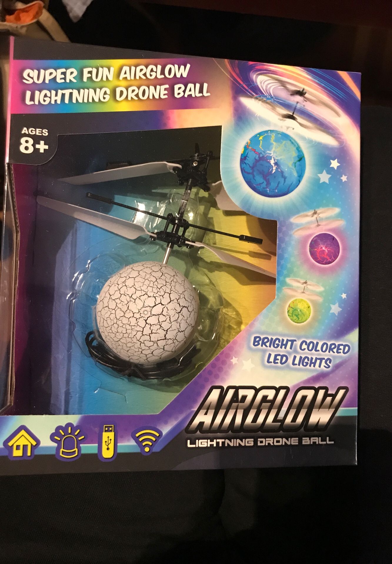 Airglow Lightning Drone Ball