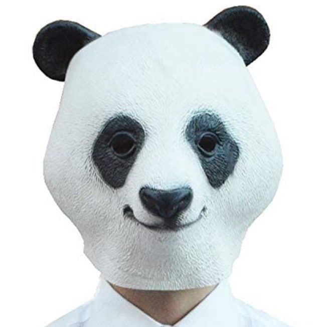 Panda Head Mask, Latex