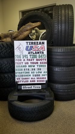 315 35 20 BRAND NEW TIRE TIRES $125 EACH $500 SET