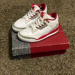 Jordan 3 Cardinal Red
