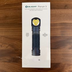 Olight Perun 3 3000 Lumen Rechargeable Headlamp flashlight – Brand New