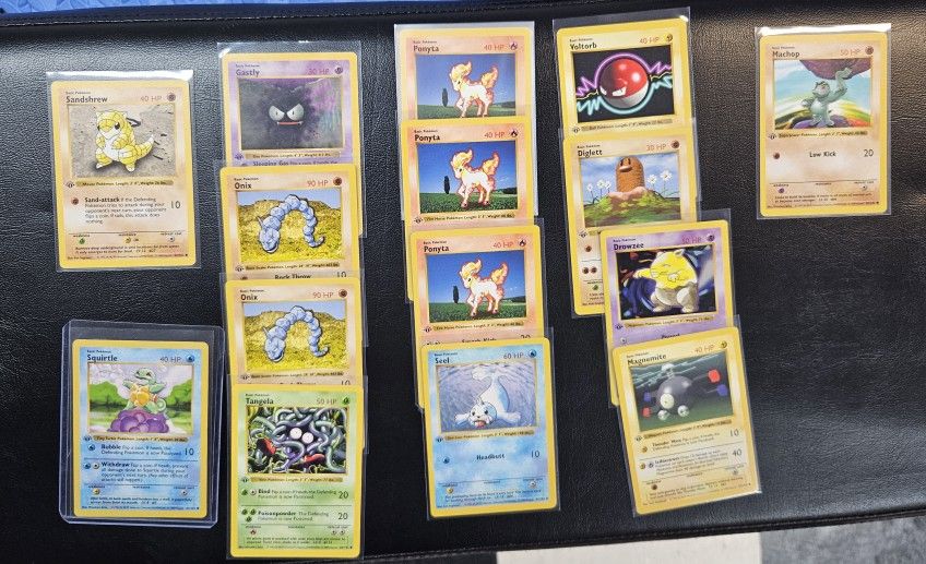 1st Edition Shadowless Pokémon Cards