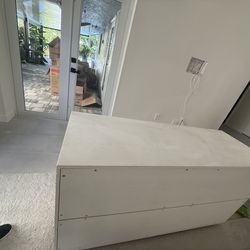 Crate and barrel white dresser