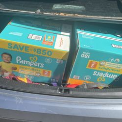 Pampers Swaddlers Size 2 180 Count