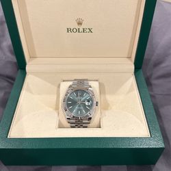 Rolex Datejust Mint Green 41