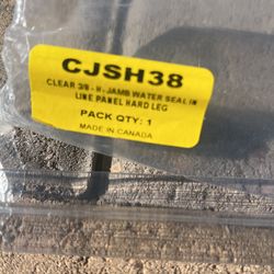 Clear 3/8 H Jamb For Shower door 80 Inches