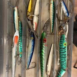  Fishing Tackle Box Loaded with Trolling Lures – Rapalas & More
