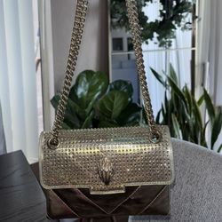 Kurt Geiger Gold Cross Body Bag 