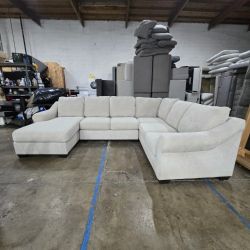 Can Deliver! White Sectional Sofa Couch