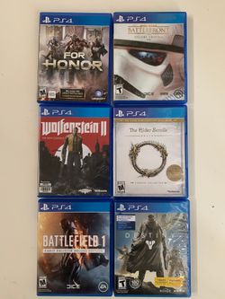 PlayStation 4 PS4 games