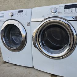 Samsung Washer And Electric Dryer Matching Set Working Perfectly Fine Very Clean Super Capacity I Can Deliver To You 90 Days Warranty 