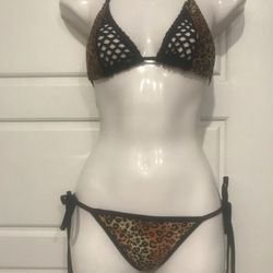 2 Pc Leopard bikini set